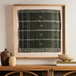 Featuring Bhujodi Cornflower Blue W/ White Oak Textile by Four Hands at Amethyst Home. A 500-year-old tradition comes to life on this 100% wool, handwoven textile. Crafted on a traditional frame loom following a tradition created by the Vankars of the Bhujodi village in India, a process that can take up to two days to complete. Finished with fringe tassels on . Amethyst Home provides interior design, new home construction design consulting, vintage area rugs, and lighting in the Dallas metro area.