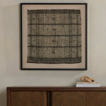 Featuring Bhujodi Mocha With Rustic Walnut Textile by Four Hands at Amethyst Home. A 500-year-old tradition comes to life on this 100% wool, handwoven textile. Crafted on a traditional frame loom following a tradition created by the Vankars of the Bhujodi village in India, a process that can take up to two days to complete. Finished with fringe tassels on bot. Amethyst Home provides interior design, new home construction design consulting, vintage area rugs, and lighting in the Houston metro area.