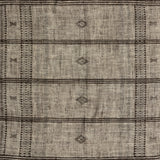 Featuring Bhujodi Mocha With Rustic Walnut Textile by Four Hands at Amethyst Home. A 500-year-old tradition comes to life on this 100% wool, handwoven textile. Crafted on a traditional frame loom following a tradition created by the Vankars of the Bhujodi village in India, a process that can take up to two days to complete. Finished with fringe tassels on b. Amethyst Home provides interior design, new home construction design consulting, vintage area rugs, and lighting in the San Diego metro area.