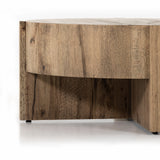 Featuring Bingham Rustic Oak Coffee Table by Four Hands at Amethyst Home. An organic-spirited statement piece. A drum-style coffee table of character-rich oak and veneers rests within a sculptural cradle base of matching rustic oak with beautiful highs and lows.
Collection: WessonColors: Rustic Oak VeneerMaterials: Thick Oak VeneerOverall Dimensions: 41.50"W x 41.50"L x 17.75"H W. Amethyst Home provides interior design, new construction, custom furniture, and area rugs in the Charlotte metro area.