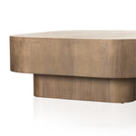Featuring Blanco Warm Umber Burl Coffee Table by Four Hands at Amethyst Home. Made from warm-toned burl, a soft-squared tabletop features a patchwork pattern to bring novel movement to the modern coffee table. Veneer sides and an inset base complete a beautifully light look.Overall Dimensions: 40"W x 40"L x 16"H
Collection: WessonColors: Dark Mahogany ,Black Plywood ,Warm Umber. Amethyst Home provides interior design, new construction, custom furniture, and area rugs in the Los Angeles metro area.