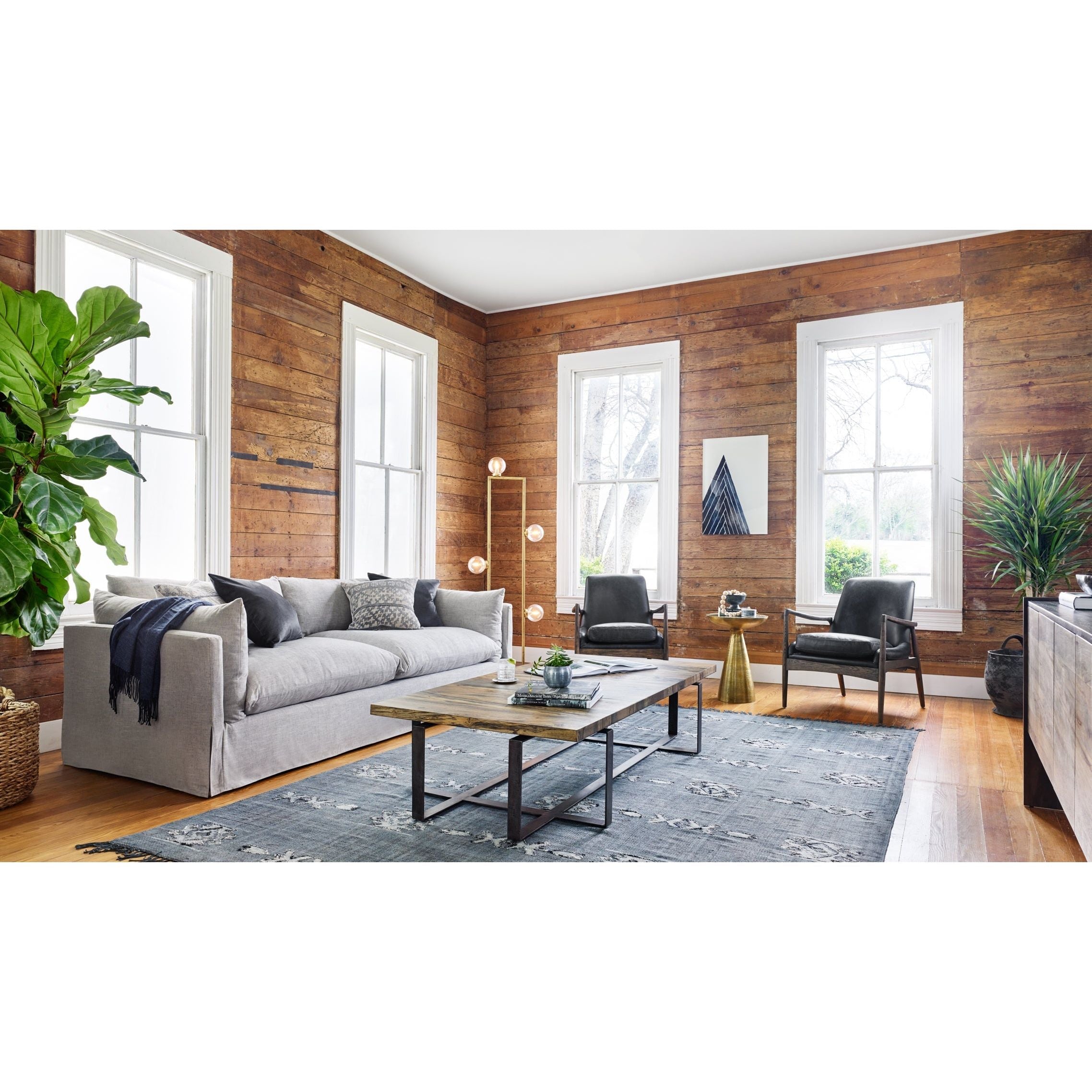 Featuring Braden Durango Smoke Chair by Four Hands at Amethyst Home. Dramatic arms and a deeper seat offer relaxation with mid-century modern sophistication. Sculpted frame adds an architectural feel to rich, black top-grain leather.Overall Dimensions: 27.25"W x 30.25"L x 32.25"H
Collection: AshfordColors: Durango Smoke ,Warm OakMaterials: Top Grain Leather ,Solid Oak Weight: 29.. Amethyst Home provides interior design, new construction, custom furniture, and area rugs in the Park City metro area.
