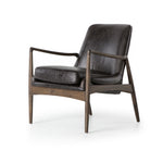 Featuring Braden Durango Smoke Chair by Four Hands at Amethyst Home. Dramatic arms and a deeper seat offer relaxation with mid-century modern sophistication. Sculpted frame adds an architectural feel to rich, black top-grain leather.Overall Dimensions: 27.25"W x 30.25"L x 32.25"H
Collection: AshfordColors: Durango Smoke ,Warm OakMaterials: Top Grain Leather ,Solid Oak Weight:. Amethyst Home provides interior design, new construction, custom furniture, and area rugs in the Winter Garden metro area.