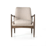 Featuring Braden Light Camel Chair by Four Hands at Amethyst Home. Dramatic arms and a deeper seat offer relaxation with mid-century modern sophistication. Sculpted frame adds an architectural feel to light camel upholstery.Overall Dimensions: 27.25"W x 30.25"L x 32.25"H
Collection: AshfordColors: Light Camel ,Warm OakMaterials: 100% Polyester ,Solid Oak Weight: 29.32 lbsSeat. Amethyst Home provides interior design, new construction, custom furniture, and area rugs in the Winter Garden metro area.
