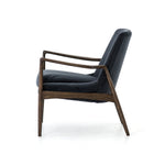 Featuring Braden Modern Velvet Shadow Chair by Four Hands at Amethyst Home. Dramatic arms and deep seat offer relaxation with mid-century modern sophistication. Sculpted cedar frame adds an architectural feel to neutral-toned velvet upholstery.Overall Dimensions: 27.25"W x 30.25"L x 32.25"H
Collection: AshfordColors: Modern Velvet Shadow ,Warm OakMaterials: 100% Polyester ,Solid . Amethyst Home provides interior design, new construction, custom furniture, and area rugs in the Charlotte metro area.