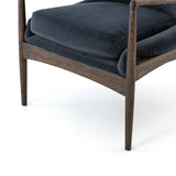 Featuring Braden Modern Velvet Shadow Chair by Four Hands at Amethyst Home. Dramatic arms and deep seat offer relaxation with mid-century modern sophistication. Sculpted cedar frame adds an architectural feel to neutral-toned velvet upholstery.Overall Dimensions: 27.25"W x 30.25"L x 32.25"H
Collection: AshfordColors: Modern Velvet Shadow ,Warm OakMaterials: 100% Polyester ,Solid. Amethyst Home provides interior design, new construction, custom furniture, and area rugs in the Scottsdale metro area.