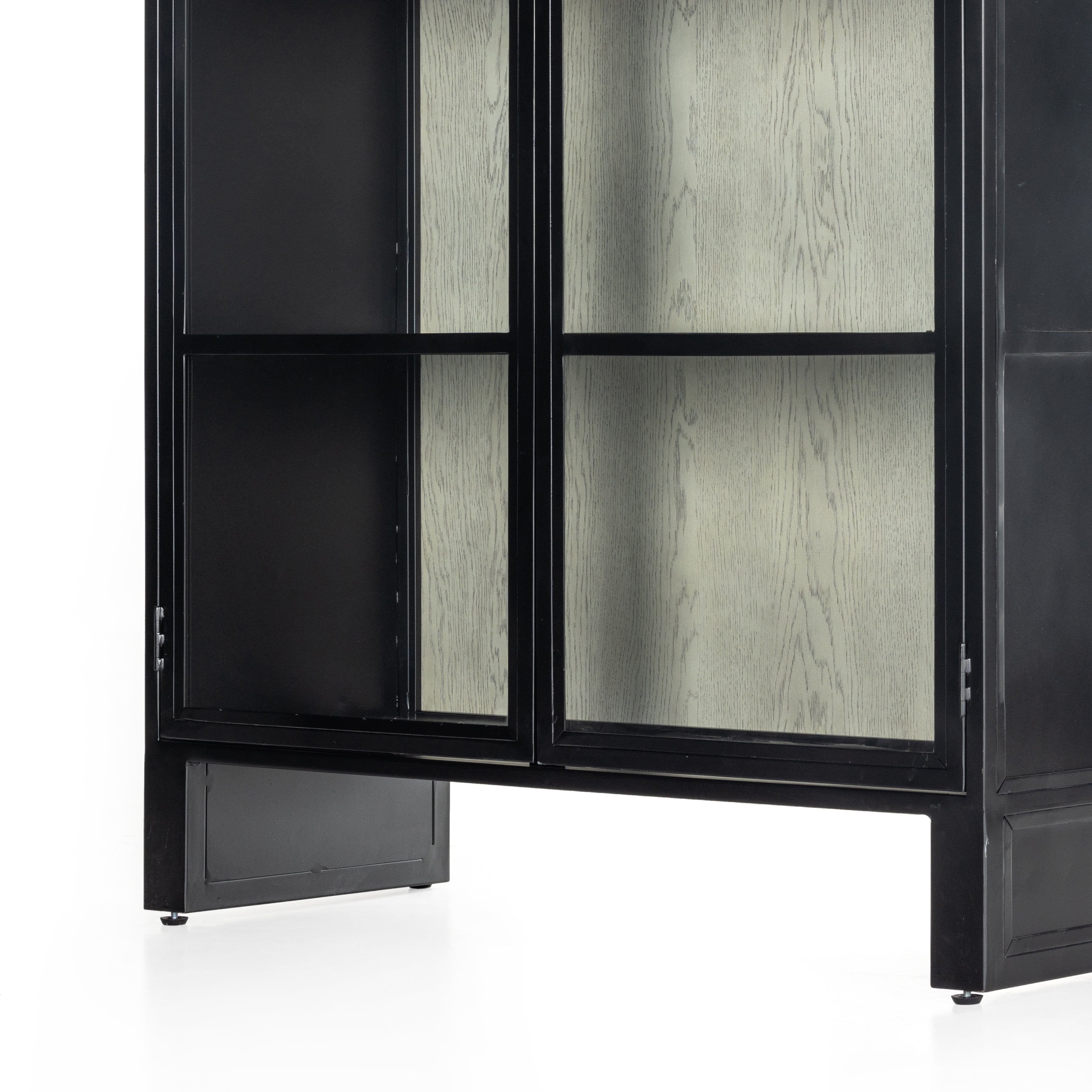 Featuring Breya Black Oak Cabinet by Four Hands at Amethyst Home. The Breya Black Oak Cabinet delivers classic, sophisticated style with its black oak finish and elegant design. Its two spacious drawers, adjustable shelf, and two-door storage cabinet offer plenty of storage space and the perfect look for any living room.
Collection: BoltonColors: Vintage White Oak ,BlackMaterials. Amethyst Home provides interior design, new construction, custom furniture, and area rugs in the Calabasas metro area.
