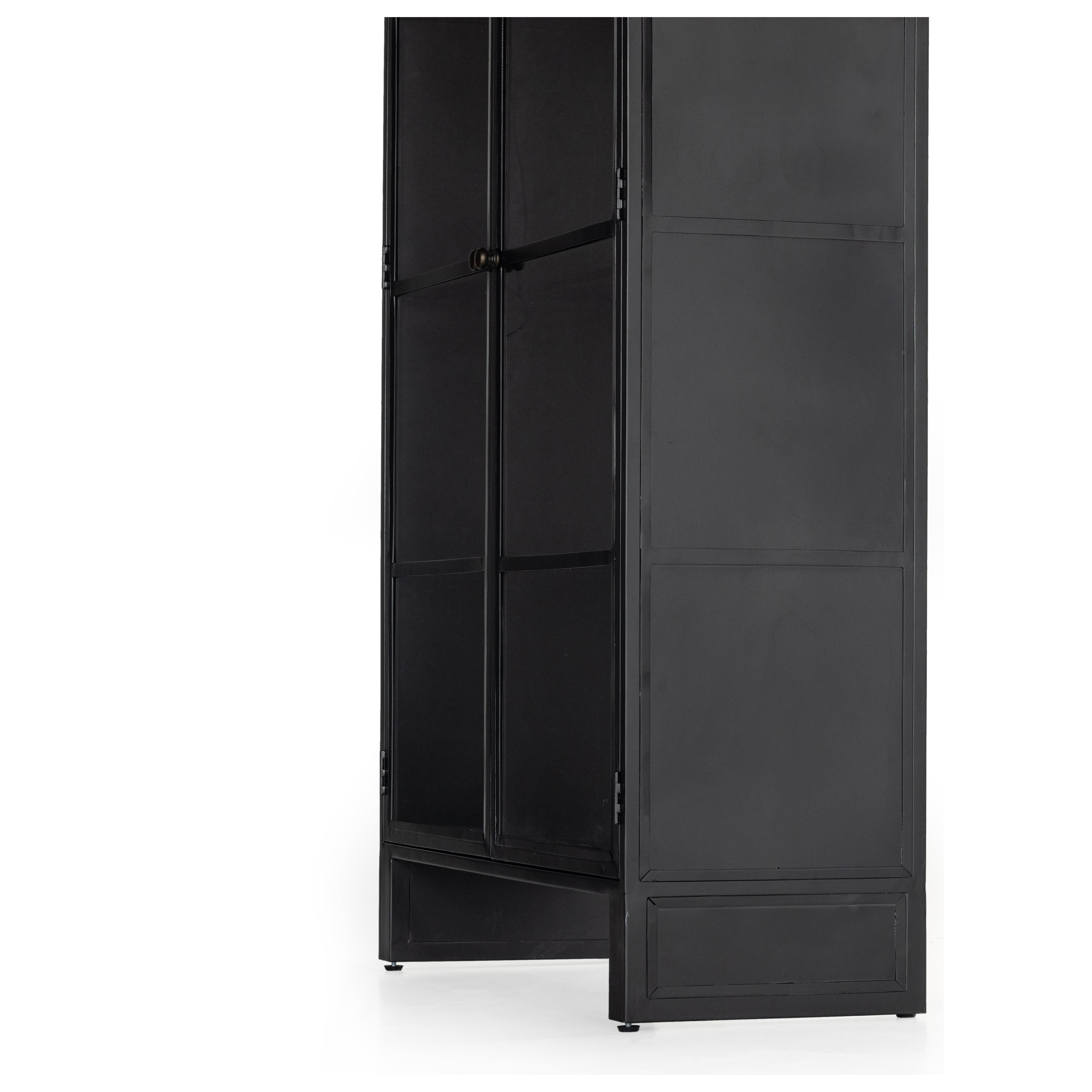 The Breya Black Oak Cabinet delivers classic, sophisticated style with its black oak finish and elegant design. Its two spacious drawers, adjustable shelf, and two-door storage cabinet offer plenty of storage space and the perfect look for any living room. Amethyst Home provides interior design, new construction, custom furniture, and area rugs in the Houston metro area.