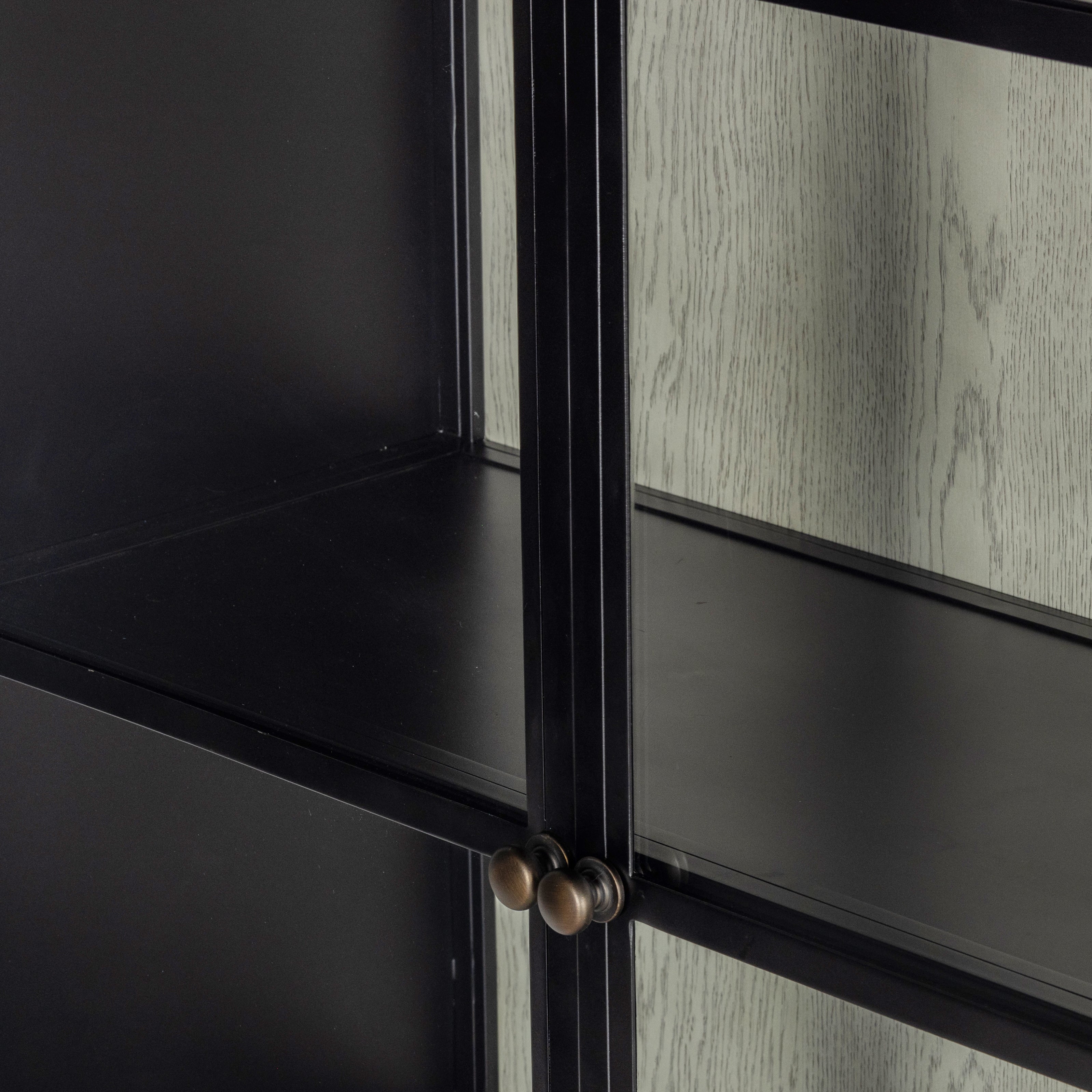 Featuring Breya Black Oak Cabinet by Four Hands at Amethyst Home. The Breya Black Oak Cabinet delivers classic, sophisticated style with its black oak finish and elegant design. Its two spacious drawers, adjustable shelf, and two-door storage cabinet offer plenty of storage space and the perfect look for any living room.
Collection: BoltonColors: Vintage White Oak ,BlackMater. Amethyst Home provides interior design, new construction, custom furniture, and area rugs in the Newport Beach metro area.