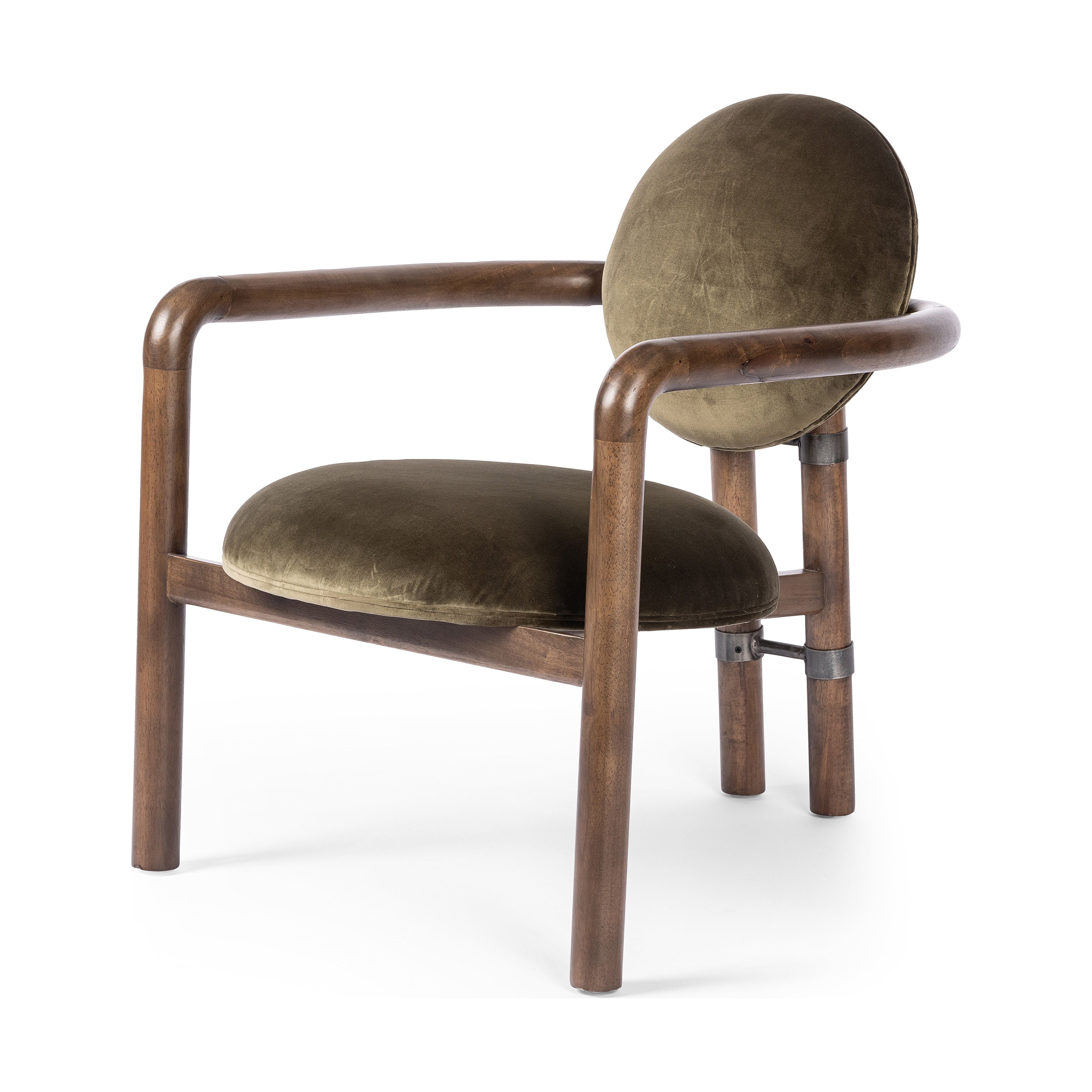 Featuring Bria Surrey Olive Chair by Four Hands at Amethyst Home. A playful take on Italian modernism. Solid parawood crafts a slim, curved frame and rear mock-tripod. Upholstered in a velvety olive-colored cotton-poly with subtle highs and lows that change in appearance depending on the direction of the fabric's nap.
Overall Dimensions: 26"W x 30"L x 31"HColors: Surrey Olive . Amethyst Home provides interior design, new construction, custom furniture and area rugs in the Salt Lake City metro area