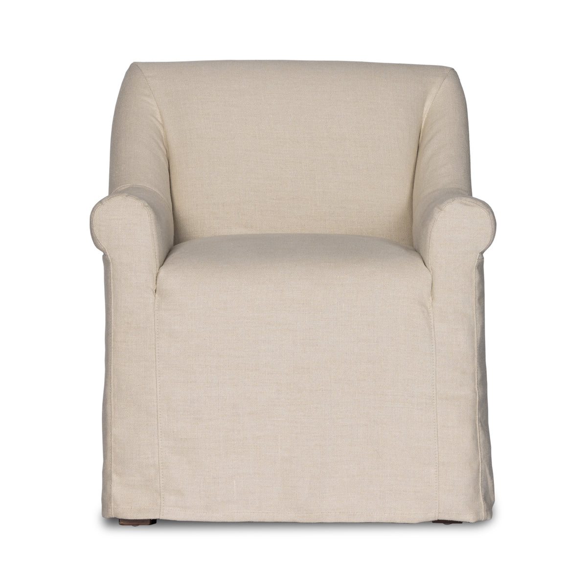 Bridges Natural Slipcover Dining Armchair | ready to ship!