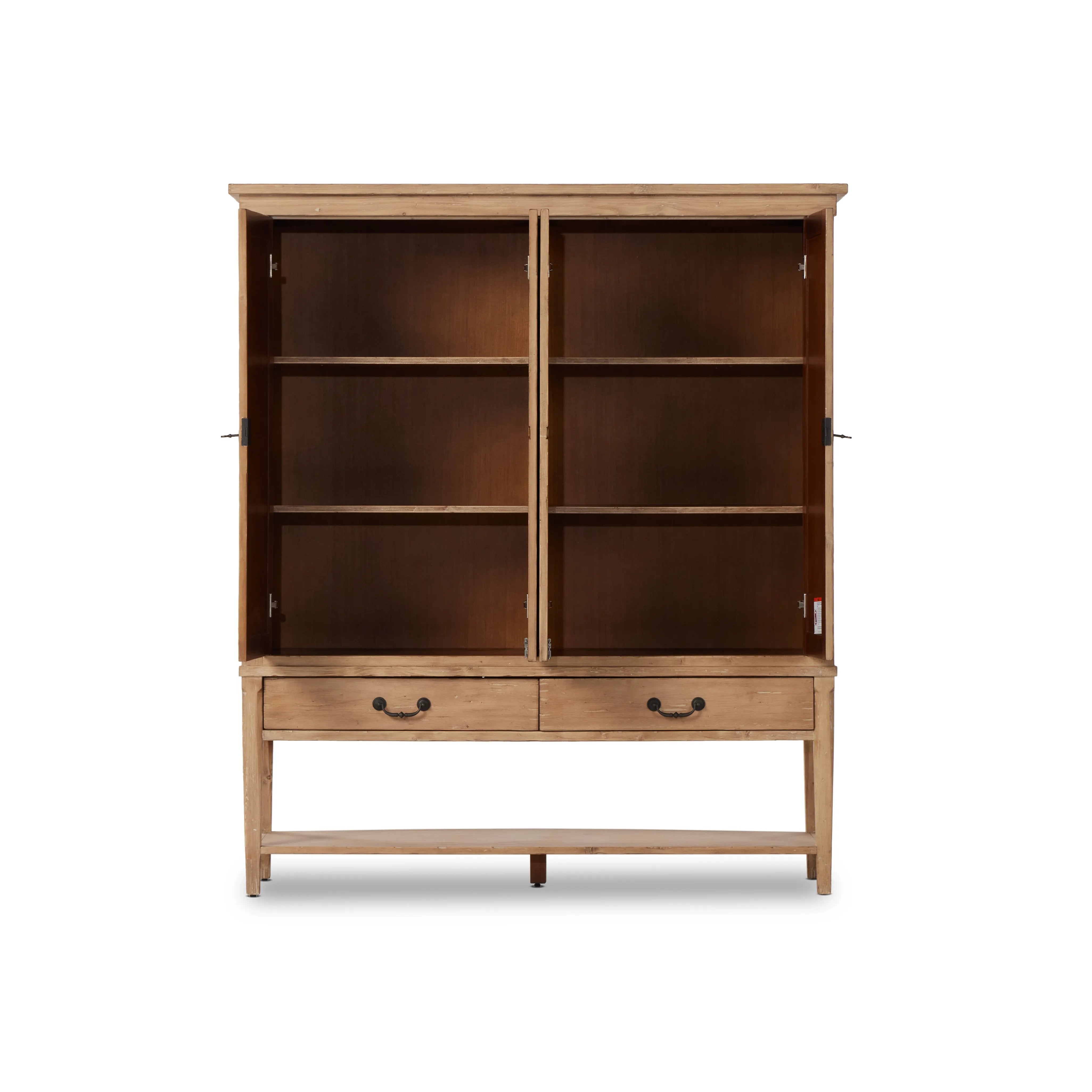 Featuring Brimley Aged Light Pine Wide Cabinet by Four Hands at Amethyst Home. Inspired by clean Scandinavian design, a light finish balances the large scale of solid pine cabinetry. Interior shelving plus dual drawers bring bonus storage options to any space.Overall Dimensions: 19"W x 60"L x 69"H
Collection: CordellaColors: Aged Light Pine ,Distressed Cop. Amethyst Home provides interior design, new home construction design consulting, vintage area rugs, and lighting in the Scottsdale metro area.