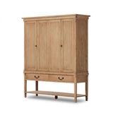 Featuring Brimley Aged Light Pine Wide Cabinet by Four Hands at Amethyst Home. Inspired by clean Scandinavian design, a light finish balances the large scale of solid pine cabinetry. Interior shelving plus dual drawers bring bonus storage options to any space.Overall Dimensions: 19"W x 60"L x 69"H
Collection: CordellaColors: Aged Light Pine ,Distressed Cop. Amethyst Home provides interior design, new home construction design consulting, vintage area rugs, and lighting in the Washington metro area.