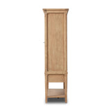 Featuring Brimley Aged Light Pine Wide Cabinet by Four Hands at Amethyst Home. Inspired by clean Scandinavian design, a light finish balances the large scale of solid pine cabinetry. Interior shelving plus dual drawers bring bonus storage options to any space.Overall Dimensions: 19"W x 60"L x 69"H
Collection: CordellaColors: Aged Light Pine ,Distressed Cop. Amethyst Home provides interior design, new home construction design consulting, vintage area rugs, and lighting in the Washington metro area.