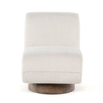Featuring Bronwyn Knoll Natural Swivel Chair by Four Hands at Amethyst Home. A stylish play on function. With chunky, cream-colored upholstery, armless accent seating tops a parawood 360-degree swivel base, wire-brushed for vintage vibes. Option to pair with matching side table, which can be fastened or removed from either side with ease.Overall Dimensions: 25"W x 39"L x 31.50"H
C. Amethyst Home provides interior design, new construction, custom furniture, and area rugs in the Monterey metro area.