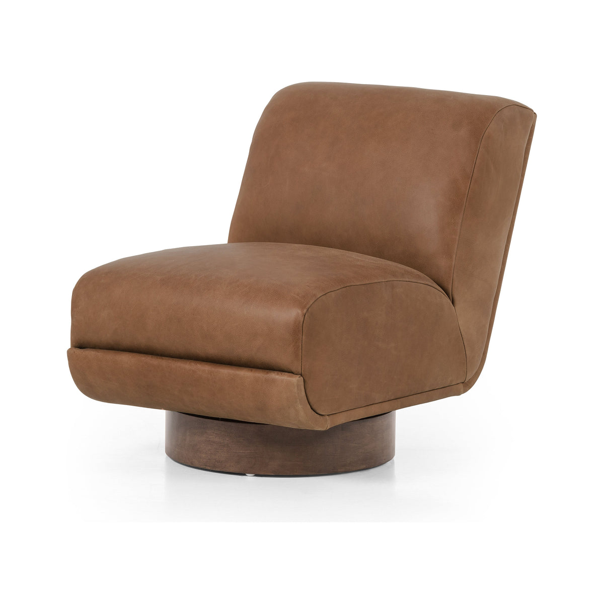 Chaise pivotante Bronwyn Palermo Cognac | expédition le 25/12/2023
