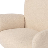 Featuring Cade Lisbon Cream Desk Chair by Four Hands at Amethyst Home. An executive-style chair is upholstered in a high-performance fabric, with subtle curves for a dramatic look and comfortable sit. Casters and seat heigh adjustability for ease in the modern office.
Collection: AllstonColors: Polished Aluminum ,Toasted Ash ,Lisbon CreamMaterials: Aluminum ,Solid Ash ,73% Pl, 19% P. Amethyst Home provides interior design, new construction, custom furniture, and area rugs in the Austin metro area.