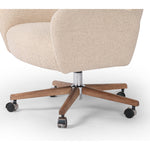 Featuring Cade Lisbon Cream Desk Chair by Four Hands at Amethyst Home. An executive-style chair is upholstered in a high-performance fabric, with subtle curves for a dramatic look and comfortable sit. Casters and seat heigh adjustability for ease in the modern office.
Collection: AllstonColors: Polished Aluminum ,Toasted Ash ,Lisbon CreamMaterials: Aluminum ,Solid Ash ,73% Pl, 19. Amethyst Home provides interior design, new construction, custom furniture, and area rugs in the Calabasas metro area.