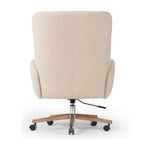 Featuring Cade Lisbon Cream Desk Chair by Four Hands at Amethyst Home. An executive-style chair is upholstered in a high-performance fabric, with subtle curves for a dramatic look and comfortable sit. Casters and seat heigh adjustability for ease in the modern office.
Collection: AllstonColors: Polished Aluminum ,Toasted Ash ,Lisbon CreamMaterials: Aluminum ,Solid Ash ,73% Pl, 19. Amethyst Home provides interior design, new construction, custom furniture, and area rugs in the Charlotte metro area.