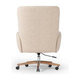 Featuring Cade Lisbon Cream Desk Chair by Four Hands at Amethyst Home. An executive-style chair is upholstered in a high-performance fabric, with subtle curves for a dramatic look and comfortable sit. Casters and seat heigh adjustability for ease in the modern office.
Collection: AllstonColors: Polished Aluminum ,Toasted Ash ,Lisbon CreamMaterials: Aluminum ,Solid Ash ,73% Pl, 19. Amethyst Home provides interior design, new construction, custom furniture, and area rugs in the Charlotte metro area.