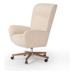 Featuring Cade Lisbon Cream Desk Chair by Four Hands at Amethyst Home. An executive-style chair is upholstered in a high-performance fabric, with subtle curves for a dramatic look and comfortable sit. Casters and seat heigh adjustability for ease in the modern office.
Collection: AllstonColors: Polished Aluminum ,Toasted Ash ,Lisbon CreamMaterials: Aluminum ,Solid Ash ,73% Pl, 1. Amethyst Home provides interior design, new construction, custom furniture, and area rugs in the Washington metro area.