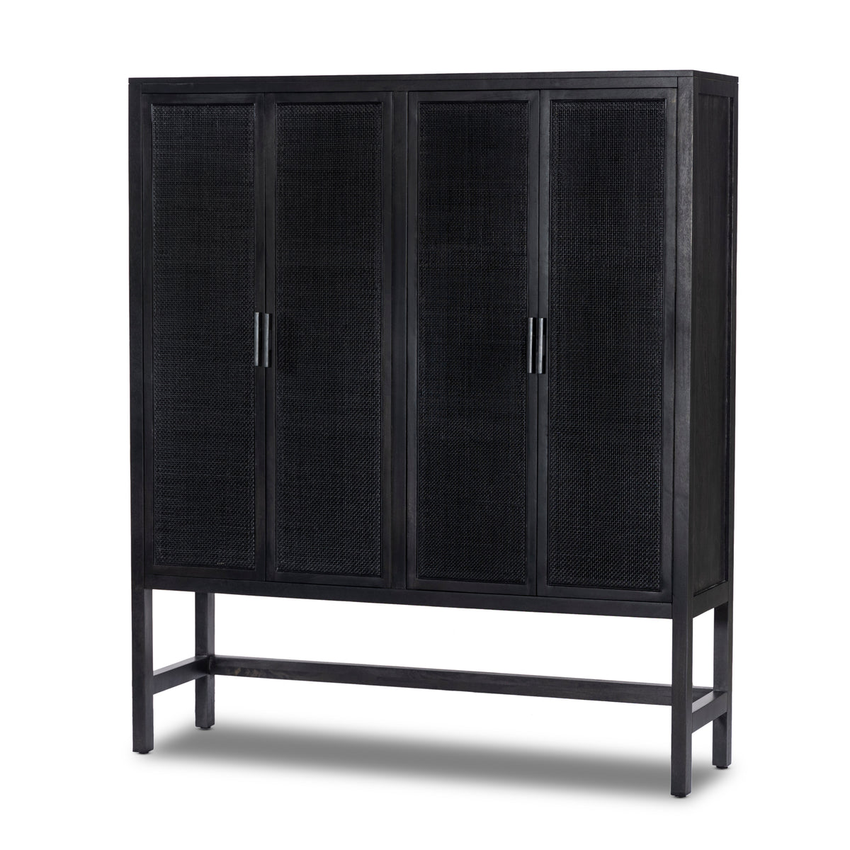 Armoire Caprice en manguier noir délavé | prêt pour l'expédition!