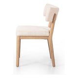 Featuring Cardell Essence Natural Dining Chair by Four Hands at Amethyst Home. Natural parawood forms a curved barrel back for a shapely take on everyday dining, with textural off-white fabric that moves between styles with ease.Collection: CaswellColors: Essence Natural ,Washed Natural ParawoodMaterials: 49Vi,22Li,18Pl,11Co ,Solid Parawood Weight: 16.53 lbs. Amethyst Home provides interior design, new construction, custom furniture, and area rugs in the Park City metro area.