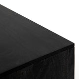 Featuring Carmel Black Wash Sideboard by Four Hands at Amethyst Home. Mid-century-inspired style with an organic twist. Surrounded by black mango casing, light cane weaves for a fresh, high-contrast look with natural depth. Angular gunmetal-finished iron legs offer an intriguing contrast of texture and tone.Overall Dimensions: 72"W x 18"L x 31"H
Collection: PrescottColors: Black Was. Amethyst Home provides interior design, new construction, custom furniture, and area rugs in the Boston metro area.