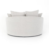 Featuring Chloe Delta Bisque Media Lounger by Four Hands at Amethyst Home. Roomy style. Off-white high-performance fabric covers a dramatic U shape for a spacious, sink-in sit. Throw pillows present an added touch of comfort to this sensibly styled media lounger, perfect for movie nights. Performance fabrics are specially created to withstand spills, sta. Amethyst Home provides interior design, new home construction design consulting, vintage area rugs, and lighting in the Laguna Beach metro area.