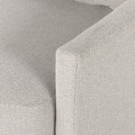 Featuring Chloe Delta Bisque Swivel Chair by Four Hands at Amethyst Home. Neutral performance fabric covers a dramatic U shape for a sink-in sit. Throw pillows add a touch of comfort to this 360-degree swivel chair. Performance fabrics are specially created to withstand spills, stains, high traffic and wear, ensuring long-term comfort and unmatched durability.Overall Dimensions:. Amethyst Home provides interior design, new construction, custom furniture, and area rugs in the Alpharetta metro area.