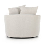 Featuring Chloe Delta Bisque Swivel Chair by Four Hands at Amethyst Home. Neutral performance fabric covers a dramatic U shape for a sink-in sit. Throw pillows add a touch of comfort to this 360-degree swivel chair. Performance fabrics are specially created to withstand spills, stains, high traffic and wear, ensuring long-term comfort and unmatched durability.Overall Dimension. Amethyst Home provides interior design, new construction, custom furniture, and area rugs in the Laguna Beach metro area.