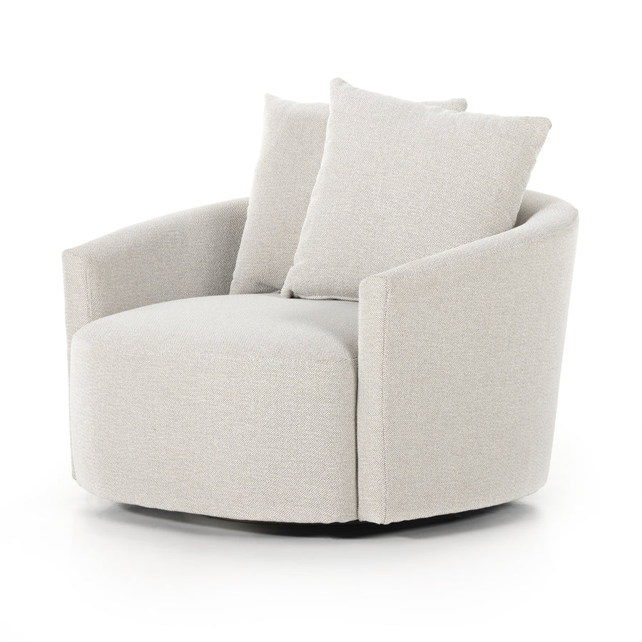 Chloe Delta Bisque Swivel Chair