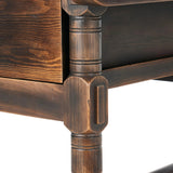 Featuring Colonial Aged Brown Table by Four Hands at Amethyst Home. Made from solid pine From the makers at Van Thiel: One-of-a-kind antique-inspired pieces crafted from solid wood with hand-applied finishes. This console creatively doubles as a kitchen island.Overall Dimensions: 26.5"W x 70"L x 36"H
Collection: Van ThielColors: Aged Bronze ,Aged Brown ,Ag. Amethyst Home provides interior design, new home construction design consulting, vintage area rugs, and lighting in the Des Moines metro area.