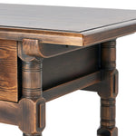 Featuring Colonial Aged Brown Table by Four Hands at Amethyst Home. Made from solid pine From the makers at Van Thiel: One-of-a-kind antique-inspired pieces crafted from solid wood with hand-applied finishes. This console creatively doubles as a kitchen island.Overall Dimensions: 26.5"W x 70"L x 36"H
Collection: Van ThielColors: Aged Bronze ,Aged Brown ,Aged Br. Amethyst Home provides interior design, new home construction design consulting, vintage area rugs, and lighting in the Miami metro area.