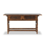 Featuring Colonial Aged Brown Table by Four Hands at Amethyst Home. Made from solid pine From the makers at Van Thiel: One-of-a-kind antique-inspired pieces crafted from solid wood with hand-applied finishes. This console creatively doubles as a kitchen island.Overall Dimensions: 26.5"W x 70"L x 36"H
Collection: Van ThielColors: Aged Bronze ,Aged Brown ,Age. Amethyst Home provides interior design, new home construction design consulting, vintage area rugs, and lighting in the Nashville metro area.