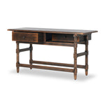 Featuring Colonial Aged Brown Table by Four Hands at Amethyst Home. Made from solid pine From the makers at Van Thiel: One-of-a-kind antique-inspired pieces crafted from solid wood with hand-applied finishes. This console creatively doubles as a kitchen island.Overall Dimensions: 26.5"W x 70"L x 36"H
Collection: Van ThielColors: Aged Bronze ,Aged Brown ,Age. Amethyst Home provides interior design, new home construction design consulting, vintage area rugs, and lighting in the Park City metro area.