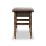 Featuring Colonial Aged Brown Table by Four Hands at Amethyst Home. Made from solid pine From the makers at Van Thiel: One-of-a-kind antique-inspired pieces crafted from solid wood with hand-applied finishes. This console creatively doubles as a kitchen island.Overall Dimensions: 26.5"W x 70"L x 36"H
Collection: Van ThielColors: Aged Bronze ,Aged Brown ,Aged Br. Amethyst Home provides interior design, new home construction design consulting, vintage area rugs, and lighting in the Tampa metro area.