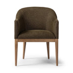 Featuring Colston Sutton Olive Dining Chair by Four Hands at Amethyst Home. A Swedish Gustavian inspired captain chair gets a modern update with high arms and an exposed frame. The tight cushion in olive fabric paired with buff parawood lends a luxe natural feel.Collection: WestgateColors: Sutton Olive ,Warm Buff ParawoodMaterials: 100% Polyester ,Solid Par. Amethyst Home provides interior design, new home construction design consulting, vintage area rugs, and lighting in the San Diego metro area.