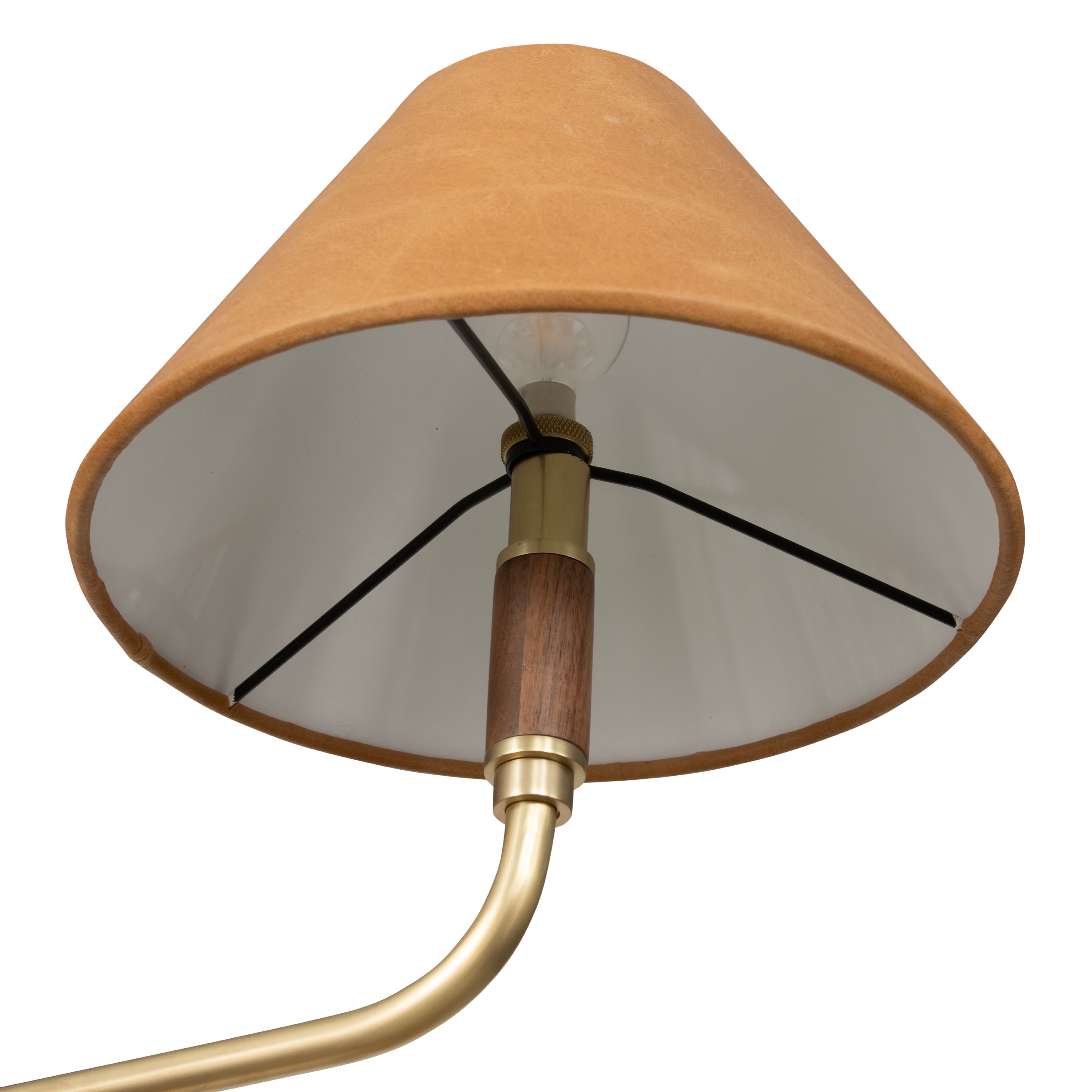 The Cullen Natural Walnut Linear Double Pendant creates this midcentury-inspired linear chandelier with double pendants. Shades are covered with 100% top-grain leather and topped with a walnut finial. Aged-brass detailing completes the look. Trend-forward and perfect over a long dining table. Amethyst Home provides interior design services, furniture, rugs, and lighting in the Miami metro area.