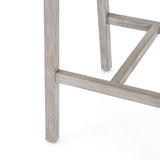 Featuring Delano Grey Outdoor Bar Stool by Four Hands at Amethyst Home. A textural take on outdoor bar styling, weathered grey teak welcomes thick, handwoven rope seating in an inviting grey. Safe for outdoor spaces. Cover or store indoors during inclement weather and when not in use.Overall Dimensions: 19.75"W x 24"L x 40.50"H
Collection: SolanoColors: Thick Dark Grey Rope ,Weat. Amethyst Home provides interior design, new construction, custom furniture, and area rugs in the Charlotte metro area.