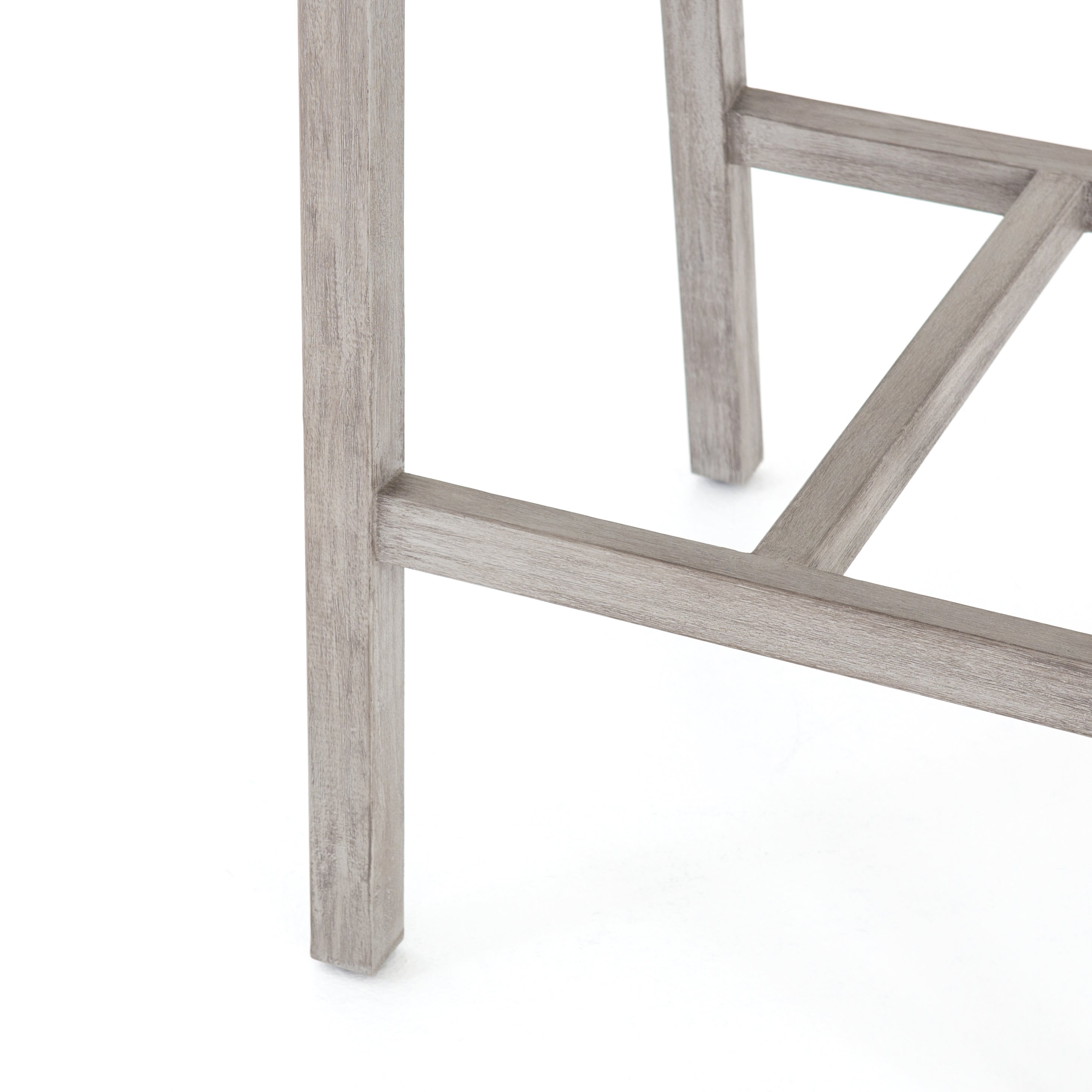 Featuring Delano Grey Outdoor Bar Stool by Four Hands at Amethyst Home. A textural take on outdoor bar styling, weathered grey teak welcomes thick, handwoven rope seating in an inviting grey. Safe for outdoor spaces. Cover or store indoors during inclement weather and when not in use.Overall Dimensions: 19.75"W x 24"L x 40.50"H
Collection: SolanoColors: Thick Dark Grey Rope ,Weat. Amethyst Home provides interior design, new construction, custom furniture, and area rugs in the Charlotte metro area.