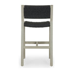 Featuring Delano Grey Outdoor Counter Stool by Four Hands at Amethyst Home. A textural take on outdoor styling, weathered grey teak welcomes thick, handwoven rope seating in an inviting dark grey. Cover or store indoors during inclement weather and when not in use.Overall Dimensions: 19.75"W x 24"L x 37.50"H
Collection: SolanoColors: Weathered Grey-Fsc ,Thick . Amethyst Home provides interior design, new home construction design consulting, vintage area rugs, and lighting in the Austin metro area.
