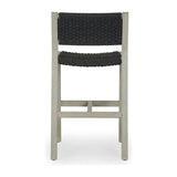 Featuring Delano Grey Outdoor Counter Stool by Four Hands at Amethyst Home. A textural take on outdoor styling, weathered grey teak welcomes thick, handwoven rope seating in an inviting dark grey. Cover or store indoors during inclement weather and when not in use.Overall Dimensions: 19.75"W x 24"L x 37.50"H
Collection: SolanoColors: Weathered Grey-Fsc ,Thick . Amethyst Home provides interior design, new home construction design consulting, vintage area rugs, and lighting in the Austin metro area.