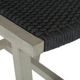 Featuring Delano Grey Outdoor Counter Stool by Four Hands at Amethyst Home. A textural take on outdoor styling, weathered grey teak welcomes thick, handwoven rope seating in an inviting dark grey. Cover or store indoors during inclement weather and when not in use.Overall Dimensions: 19.75"W x 24"L x 37.50"H
Collection: SolanoColors: Weathered Grey-Fsc ,Thick D. Amethyst Home provides interior design, new home construction design consulting, vintage area rugs, and lighting in the Miami metro area.