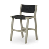 Featuring Delano Grey Outdoor Counter Stool by Four Hands at Amethyst Home. A textural take on outdoor styling, weathered grey teak welcomes thick, handwoven rope seating in an inviting dark grey. Cover or store indoors during inclement weather and when not in use.Overall Dimensions: 19.75"W x 24"L x 37.50"H
Collection: SolanoColors: Weathered Grey-Fsc ,Th. Amethyst Home provides interior design, new home construction design consulting, vintage area rugs, and lighting in the Washington metro area.