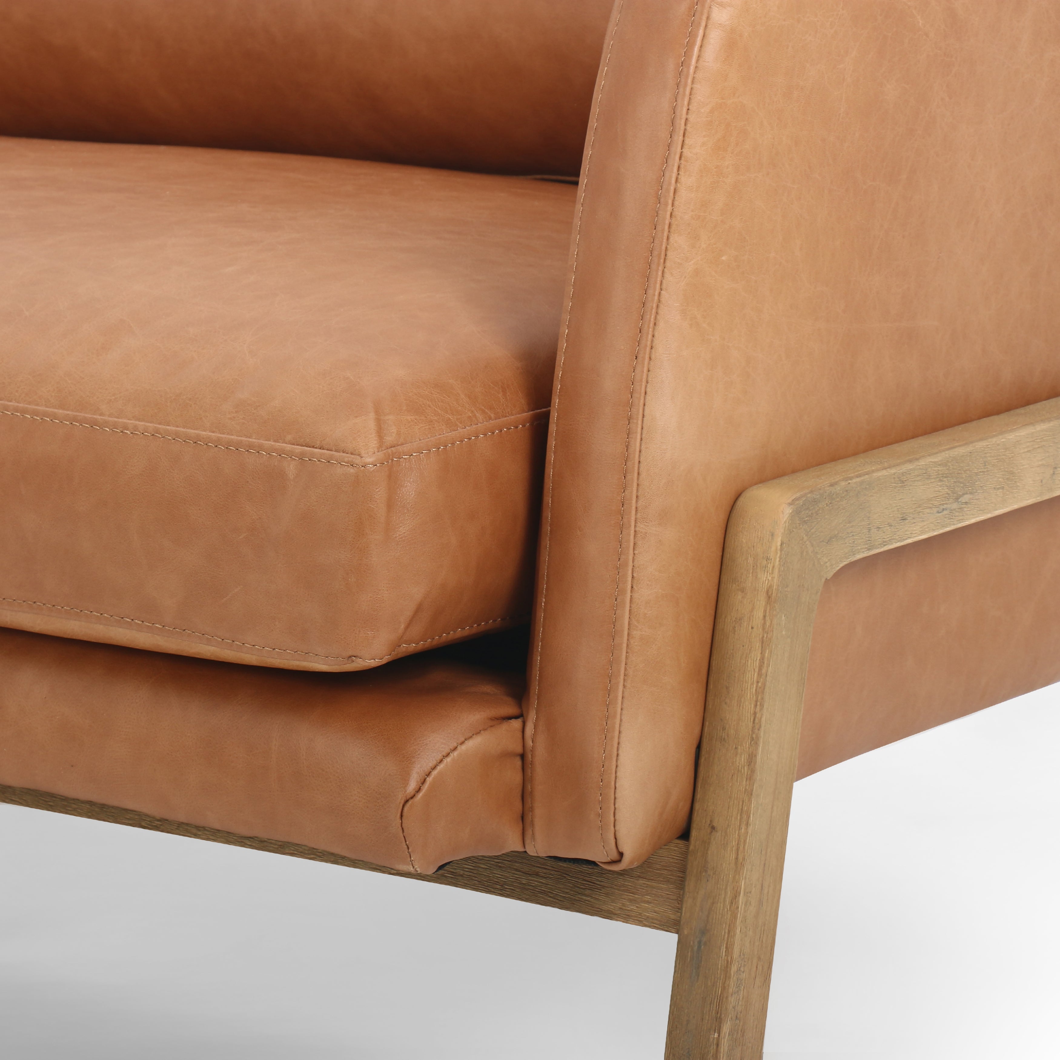 Featuring Diana Sonoma Butterscotch Sofa by Four Hands at Amethyst Home. Buttery leather in a modern palette, the Diana sofa is charming and ultra comfy.  The wooden frame detail is an extra special touch.
Overall Dimensions: 84.00"w x 36.00"d x 32.00"h
Collection: KensingtonColors: Sonoma Butterscotch ,NaturalMaterials: Top Grain Leather ,Solid ParawoodOverall Dimensions: 84"W x 36". Amethyst Home provides interior design, new construction, custom furniture, and area rugs in the Miami metro area.