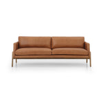 Featuring Diana Sonoma Butterscotch Sofa by Four Hands at Amethyst Home. Buttery leather in a modern palette, the Diana sofa is charming and ultra comfy.  The wooden frame detail is an extra special touch.
Overall Dimensions: 84.00"w x 36.00"d x 32.00"h
Collection: KensingtonColors: Sonoma Butterscotch ,NaturalMaterials: Top Grain Leather ,Solid ParawoodOverall Dimensions: 84"W x 3. Amethyst Home provides interior design, new construction, custom furniture, and area rugs in the Seattle metro area.