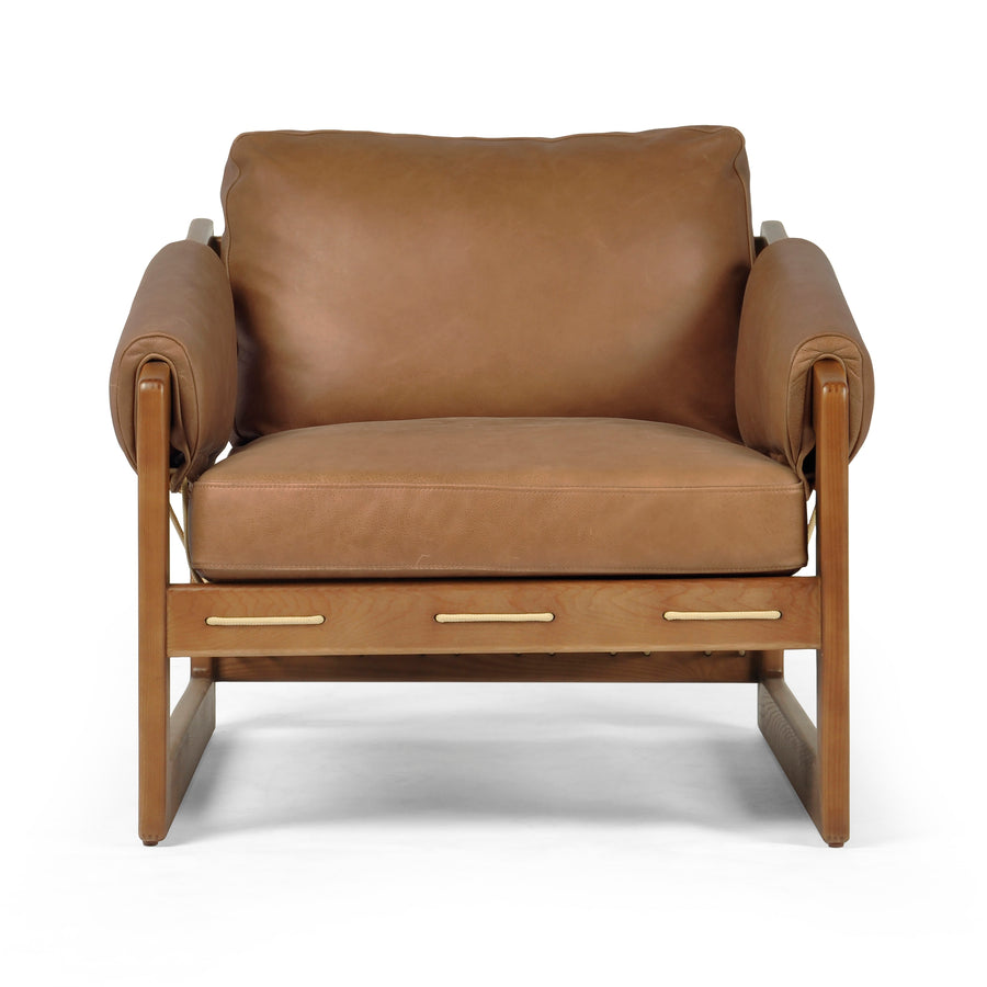 Dustin Palermo Cognac Chair | shipping 02/27/2026