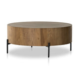 Featuring Eaton Amber Oak Drum Coffee Table by Four Hands at Amethyst Home. no descriptionOverall Dimensions: 38"W x 38"L x 16"H
Collection: HaidenColors: Dark Gunmetal ,Amber Oak ResinMaterials: Iron ,Thick Oak Veneer Weight: 55.12 lbsClearance from Floor: 6.0"Distance Between Legs (Front to Back): 19.75"Distance Between Legs (Side to Side): 19.75"Tabletop Thickness: 10.0". Amethyst Home provides interior design, new construction, custom furniture, and area rugs in the Miami metro area.