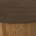 Featuring Eaton Amber Oak Drum Coffee Table by Four Hands at Amethyst Home. no descriptionOverall Dimensions: 38"W x 38"L x 16"H
Collection: HaidenColors: Dark Gunmetal ,Amber Oak ResinMaterials: Iron ,Thick Oak Veneer Weight: 55.12 lbsClearance from Floor: 6.0"Distance Between Legs (Front to Back): 19.75"Distance Between Legs (Side to Side): 19.75"Tabletop Thickness: 10.0". Amethyst Home provides interior design, new construction, custom furniture, and area rugs in the Tampa metro area.